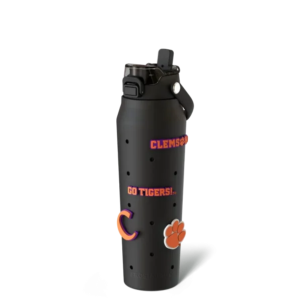 Bottle Buddy 32oz | Clemson Tigers | Skin + Budz Bundle
