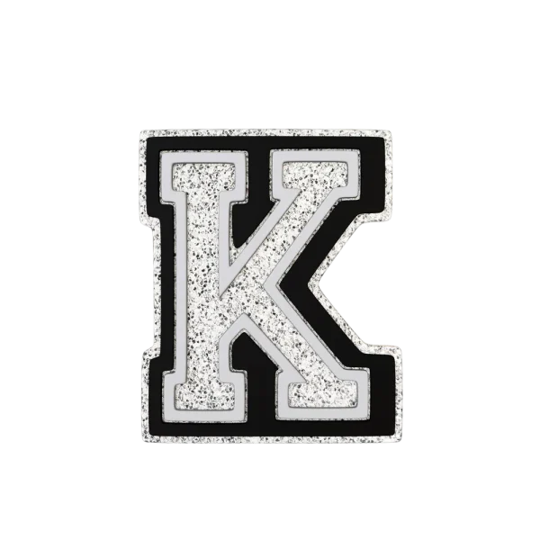Budz | Silver Letter K